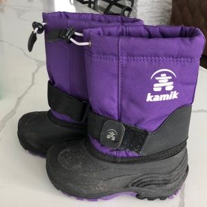 Kamik kids waterproof insulated winter boots